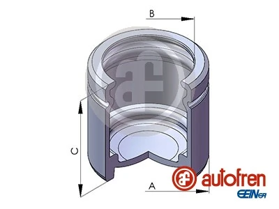 Piston, brake caliper